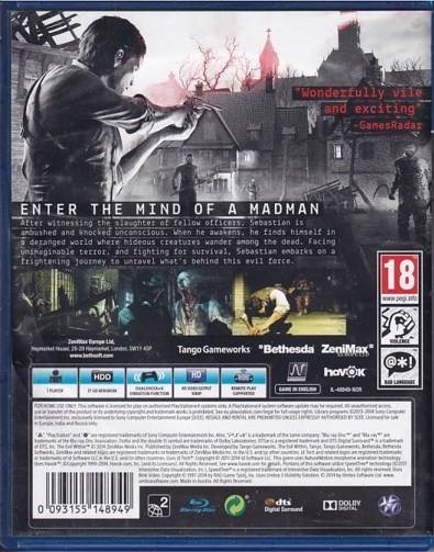 The Evil Within - PS4 (A Grade) (Genbrug)